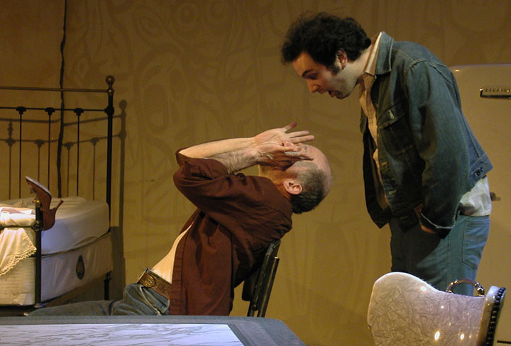 Mark C. Thompson and Dave Mansueto in 'The Late Henry Moss'