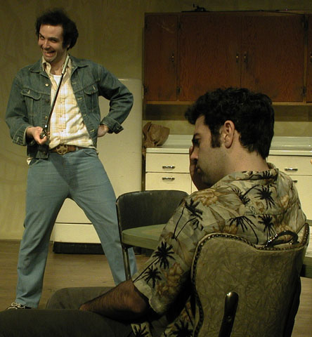 Dave Mansueto and Patrick Jordan in 'The Late Henry Moss'